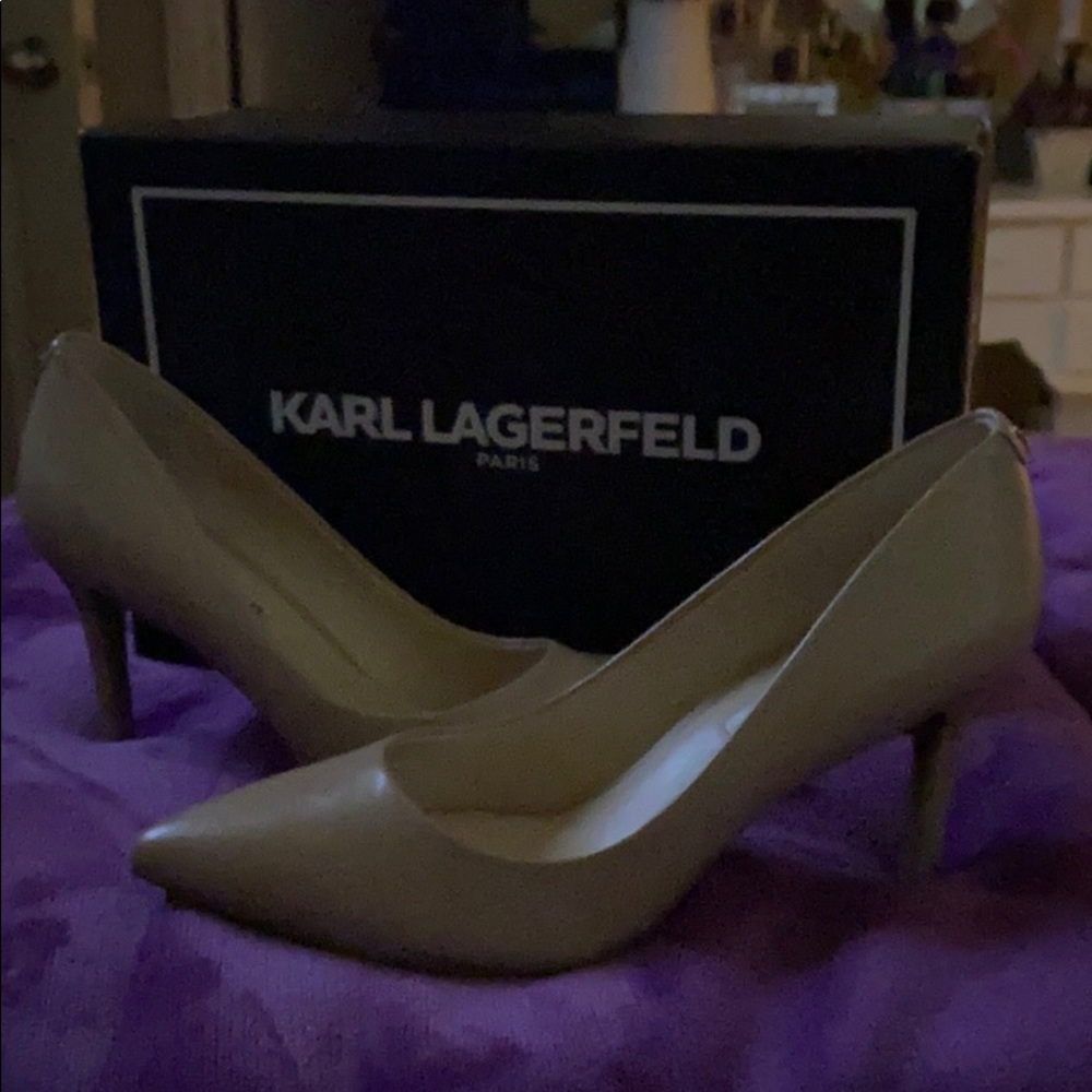 Karl Lagerfeld nude pumps - Picture 2 of 2